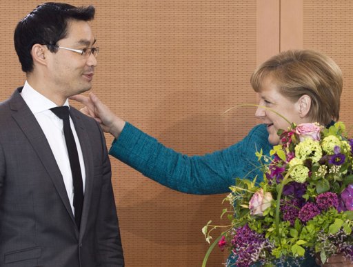 Merkel offers controlled glimpses of private life