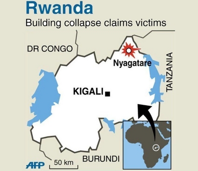 Six dead in Rwanda building collapse as rescue ends: police
