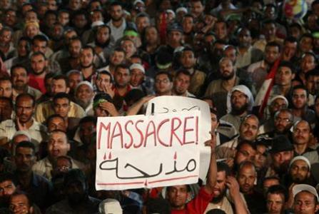 Dozens shot dead, U.S. tells Egypt to pull 