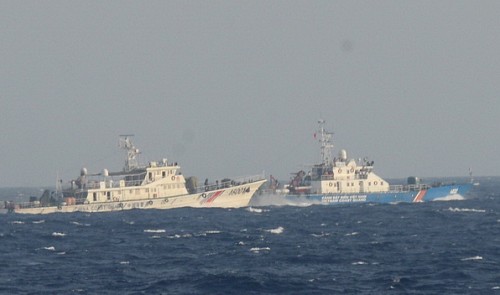 Chinese boats crashed into Vietnam’s law enforcement vessel 3 times