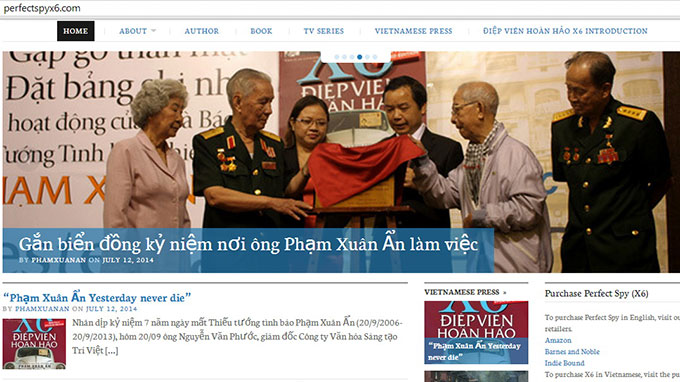 US professor launches bilingual website on Vietnam’s legendary spy