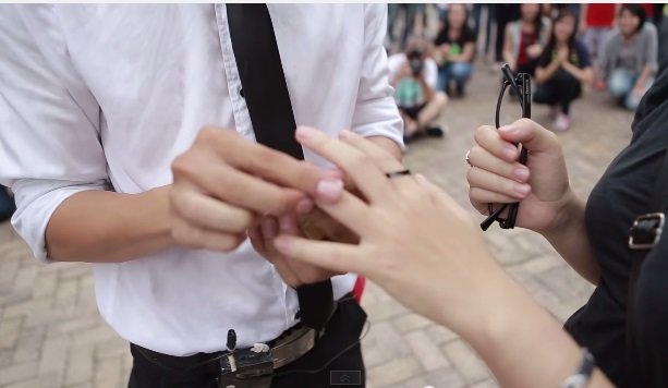 Young Vietnamese men now say ‘Will you marry me?’ in dramatic, romantic ways