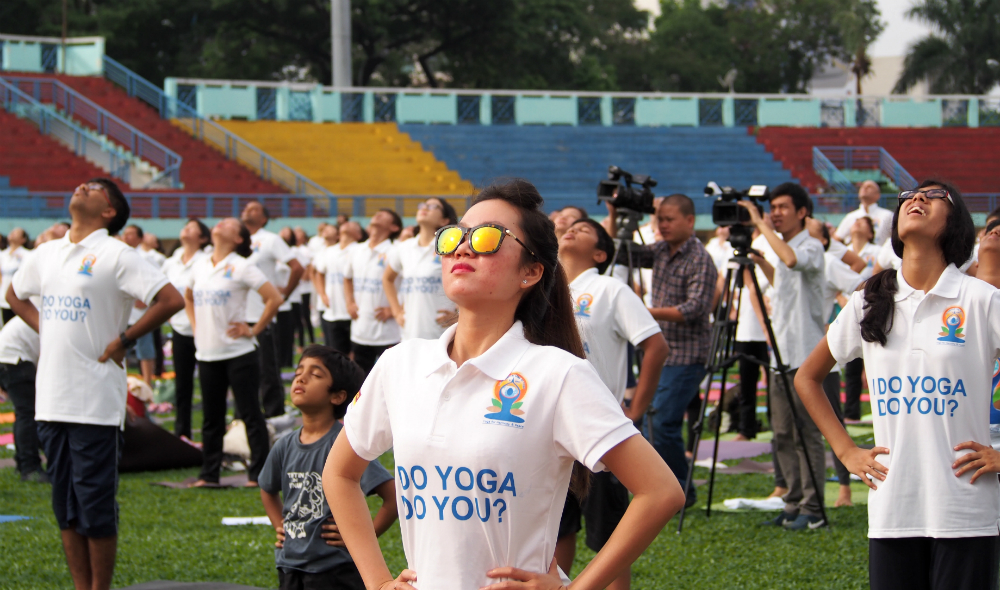 Indian Consulate General holds 1st International Yoga Day in Ho Chi Minh City