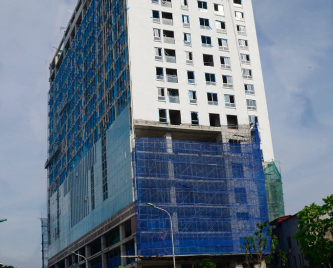 Developer requested to demolish upper part of high-rise near Ho Chi Minh Mausoleum