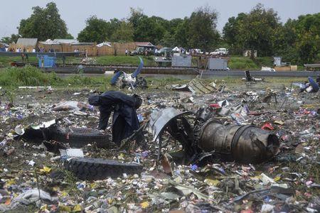 Plane crashes in South Sudan, witnesses say dozens killed