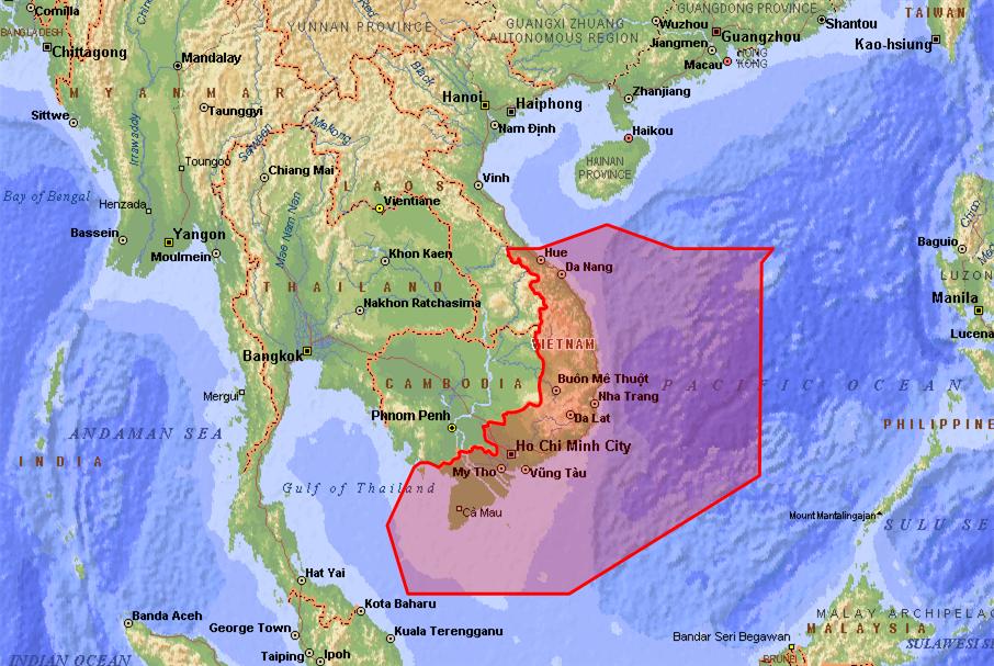 ICAO corrects wrong information in Sanya FIR map as requested by Vietnam