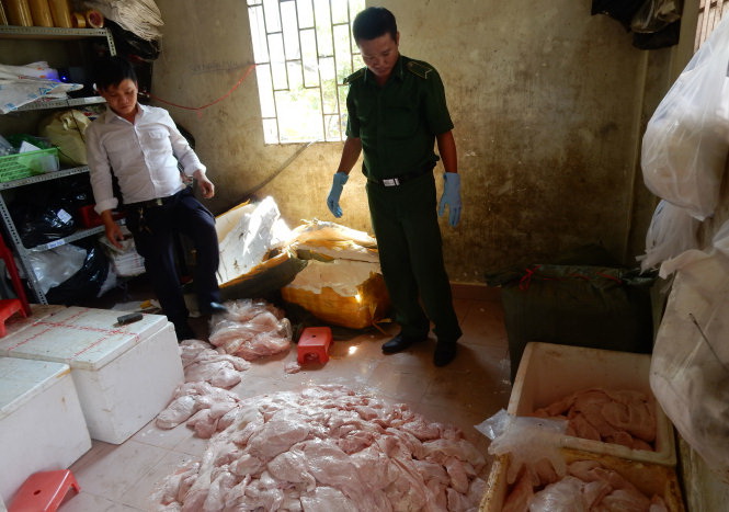 Tainted pig breasts found being disguised as goat breasts in Vietnam