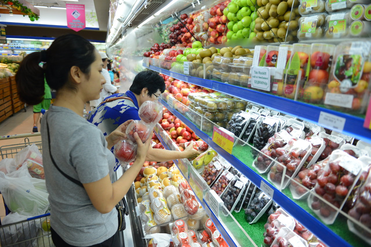 ​Imported fruit increasingly preferred by Vietnamese consumers