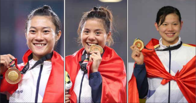​Female athletes shine in Vietnam’s ‘golden night’ at SEA Games