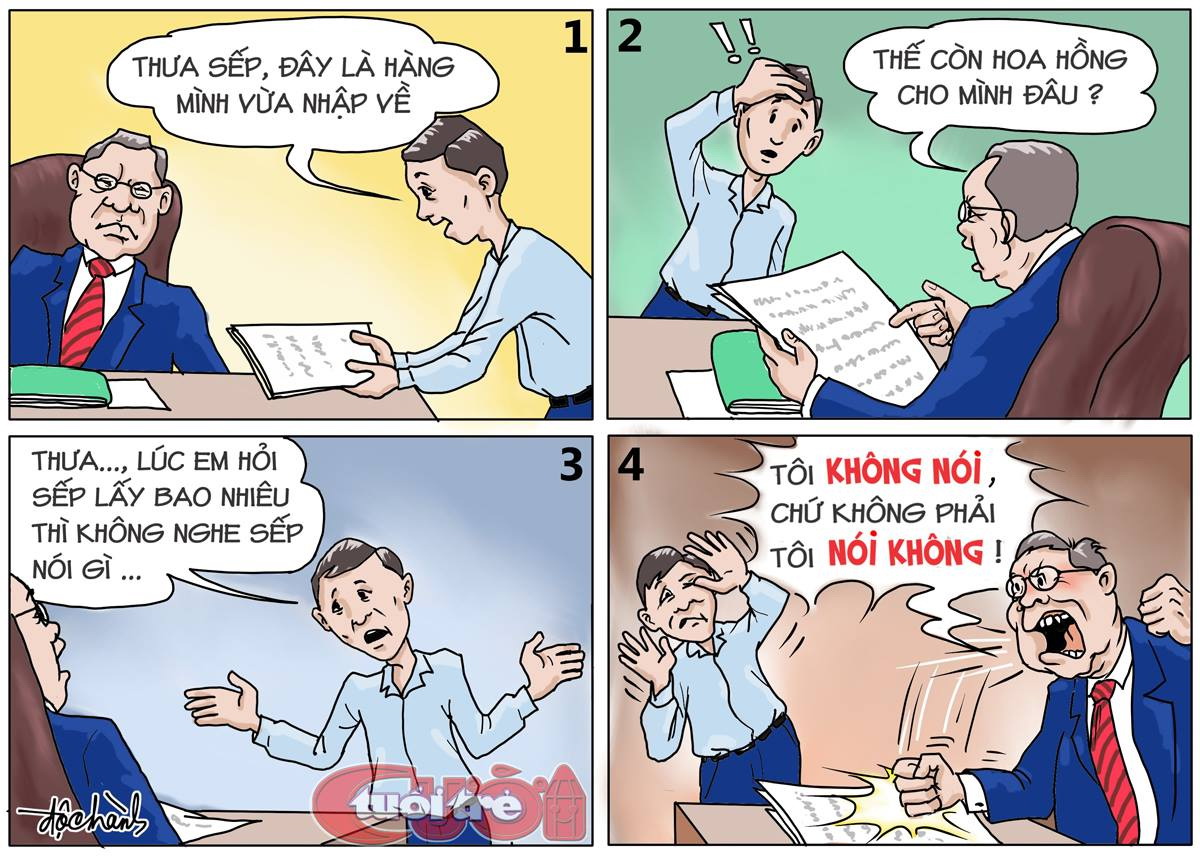 Cartoon: Commission in Vietnam