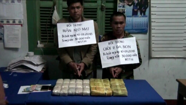 ​Ring busted for smuggling 30,000 pills of drugs from Laos into Vietnam