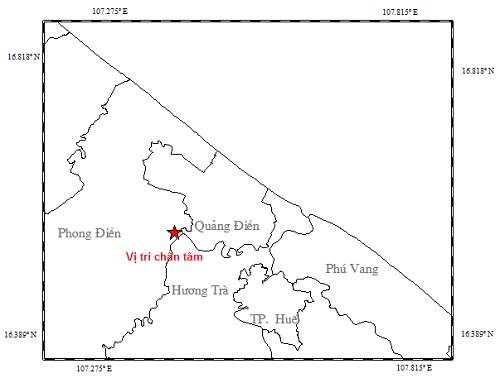 ​Magnitude-2.5 earthquake shakes north-central Vietnamese province