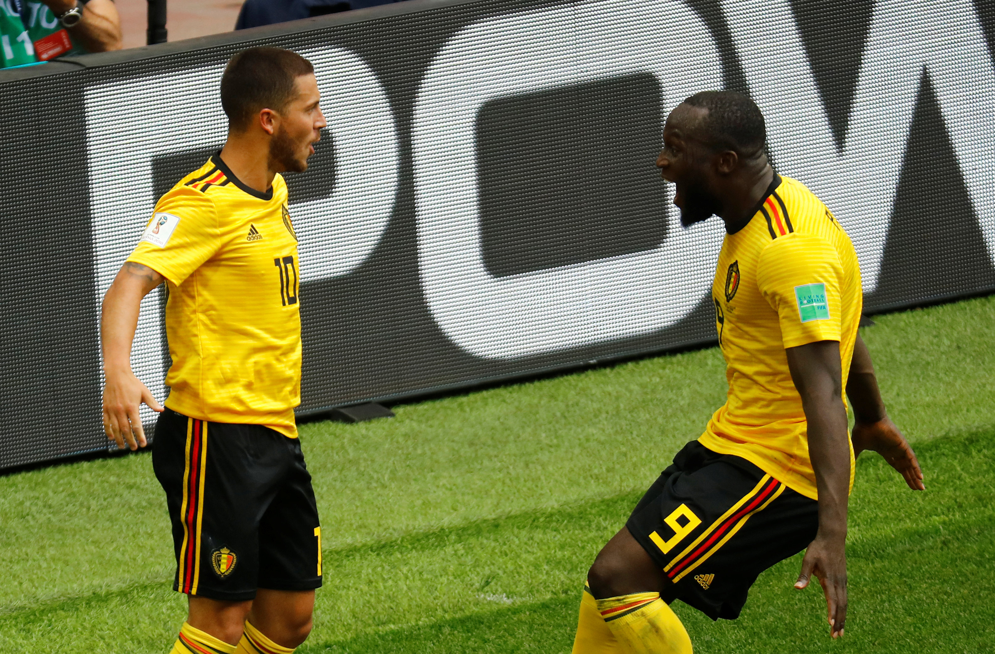 Two each for Hazard and Lukaku as Belgium thump Tunisia 5-2
