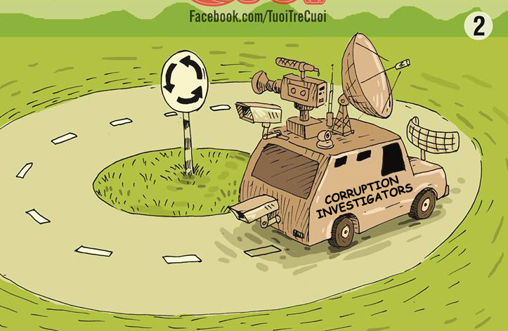 Cartoon: Corruption fighting in Vietnam | Tuoi Tre News