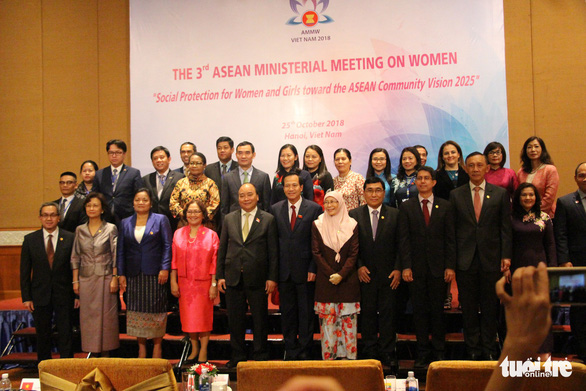 Delegates at the ASEAN Ministerial Meeting on Women (AMMW-3). Photo: Tuoi Tre