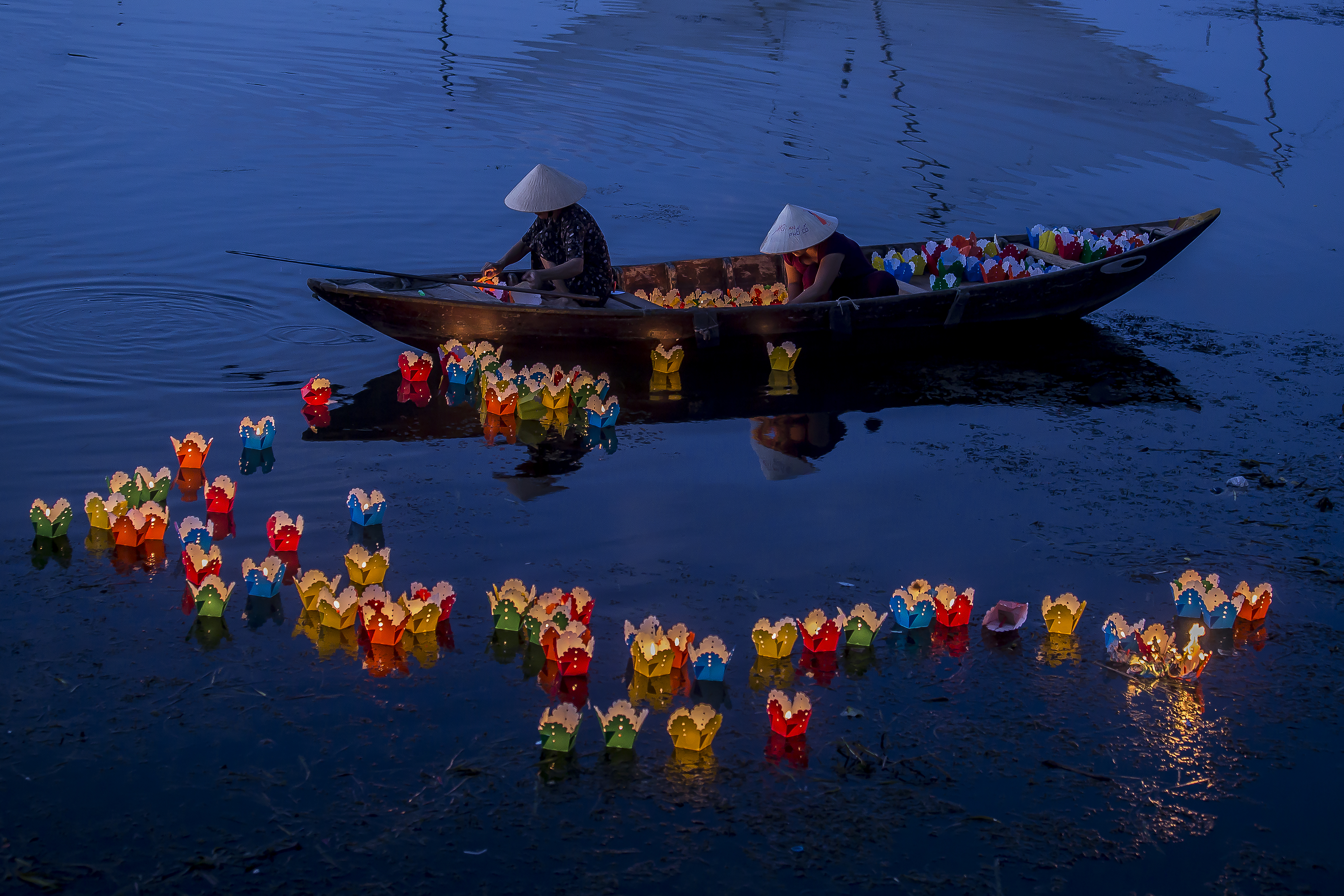 Flower lanterns