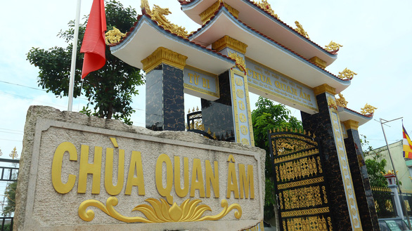 The Quan Am Pagoda’s entrance is seen in Vinh Long Province, southwestern Vietnam. Photo: Tuoi Tre