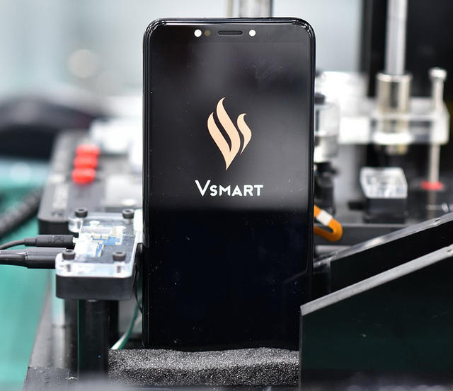 A Vsmart phone is seen in this photo