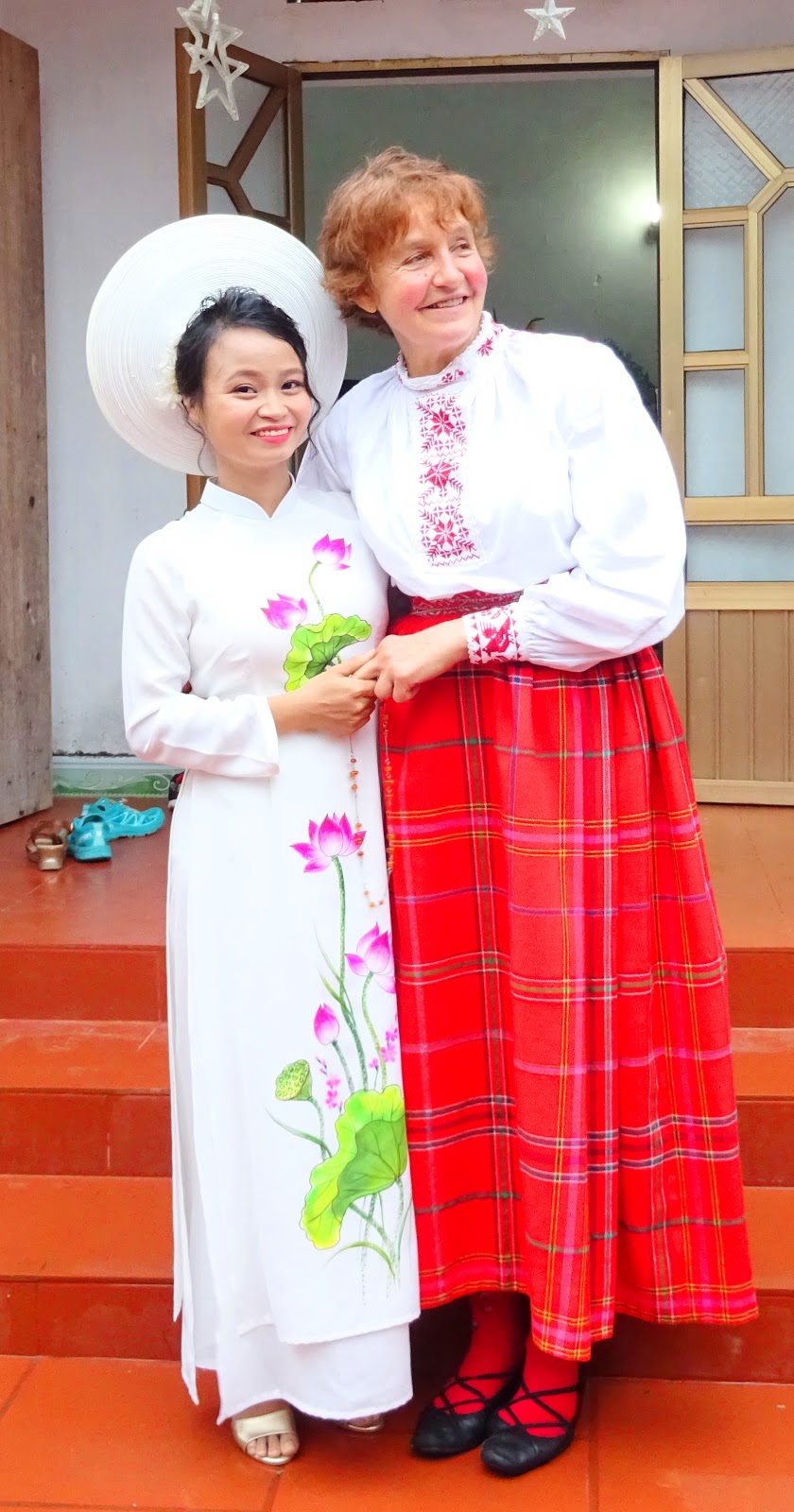 Nguyen Thi Sam and her mother in law in a photo provided by Meigo Mark