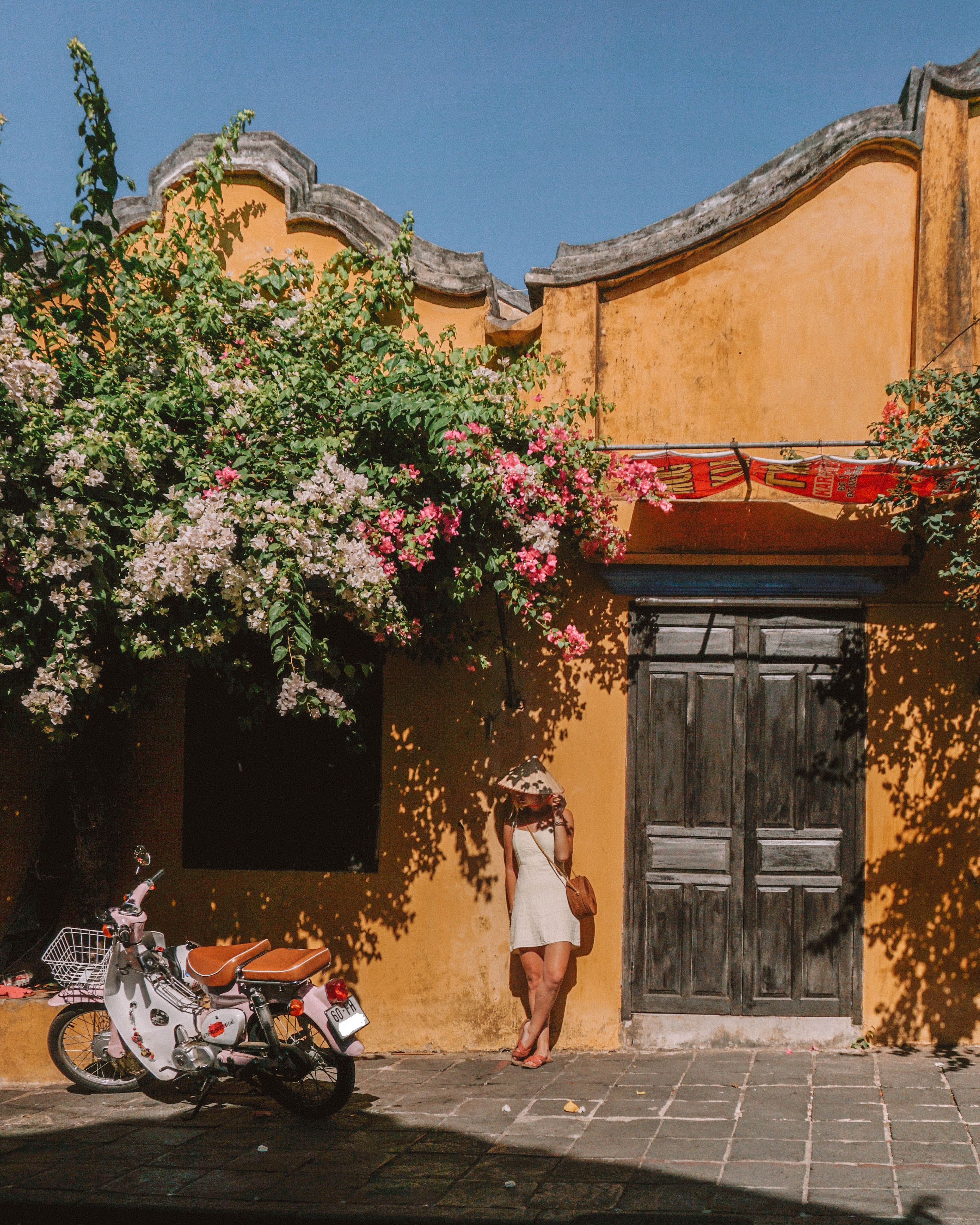 Frances in Hoi An Ancient Town, located in central Vietnam, in a photo she provided Tuoi Tre News