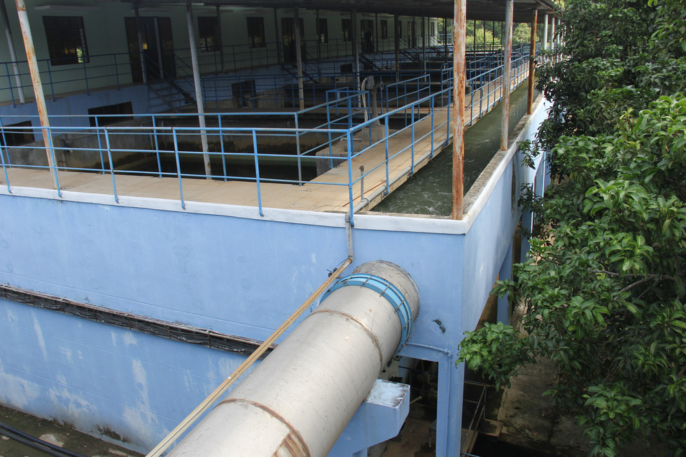 Inside the Cau Do Water Plant in Cam Le District, Da Nang. Photo: Tuoi Tre
