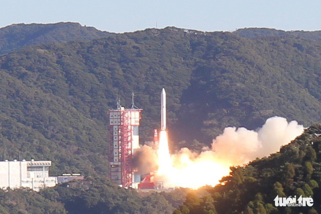 Vietnam-made ocean-monitoring satellite launched from Japan