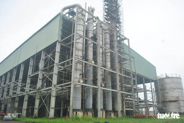 An ethanol plant developed by Petrochemical and Bio-Fuel JSC (PVB) in Phu Tho Province in northern Vietnam. Photo: Ha Duy / Tuoi Tre