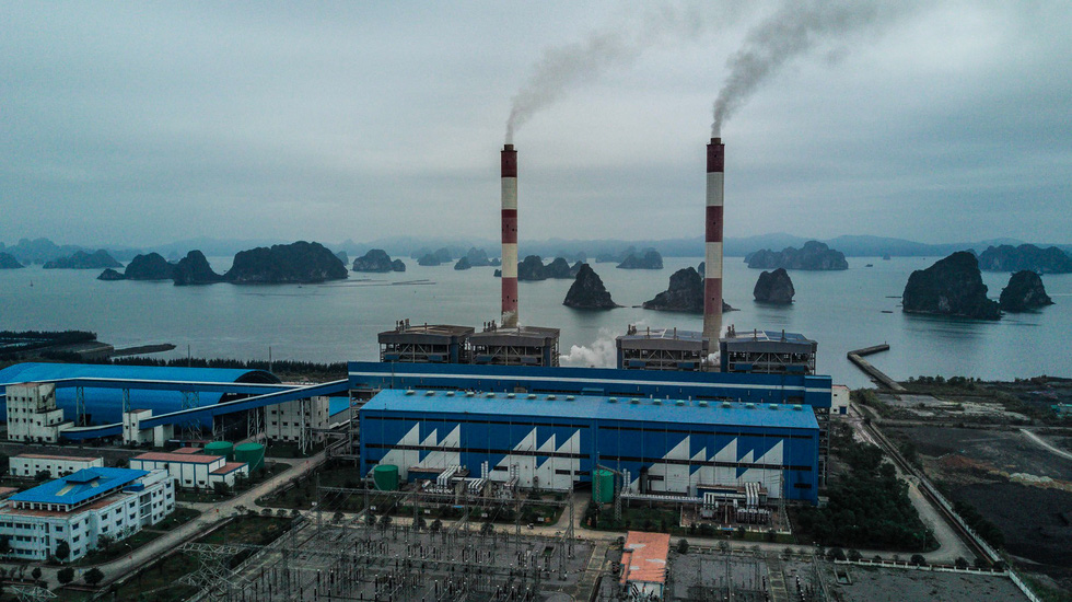 The third runner-up photo, “Thermal-power plant’s fumes in the beauty of world’s natural wonder” by Tran Ngoc Nam.