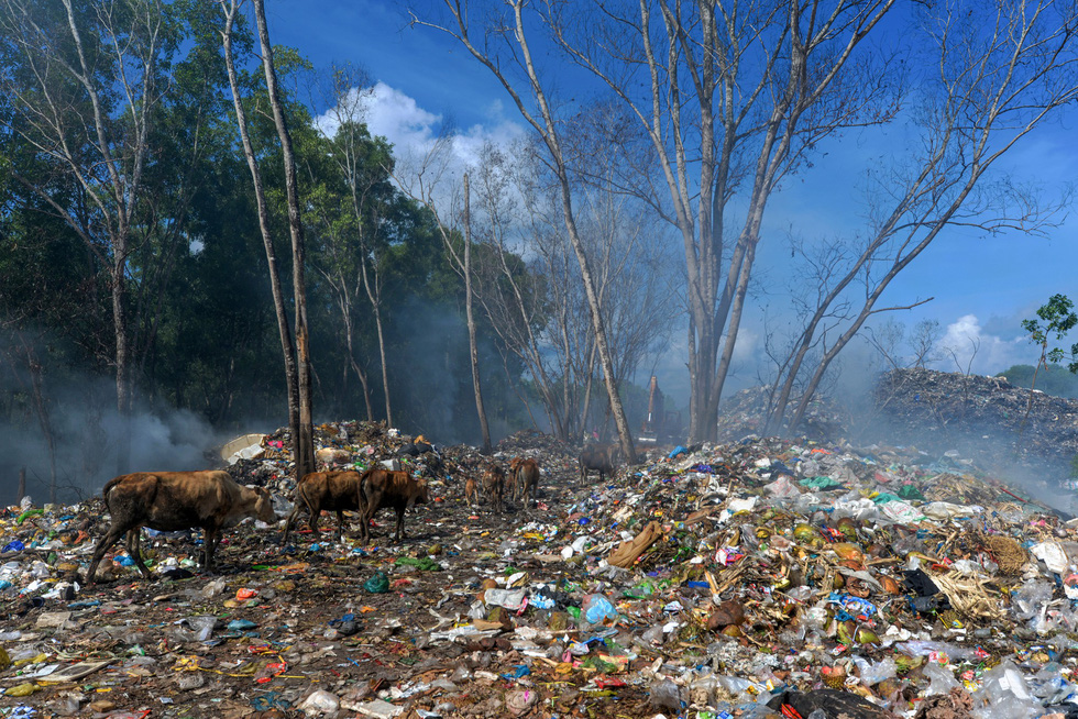 A landfill on Phu Quoc Island off Kien Giang Province