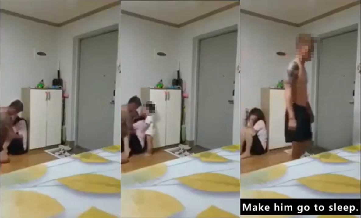 S.Korean husband filmed beating Vietnamese woman in front of toddler son