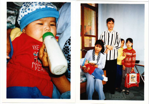 Nguyen Thi Thu Huong is seen in pictures taken when she was little. Photo: Supplied