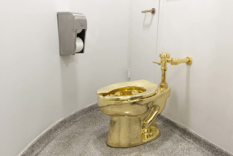 Thieves steal $5 million gold toilet from Britain's Blenheim Palace