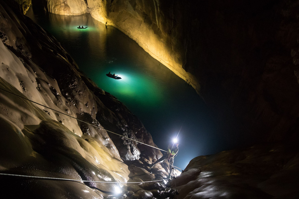 Inside Son Doong Cave in Quang Binh Province, located in north-central Vietnam: Photo: Oxalis