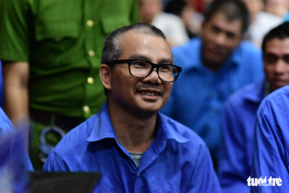 Phan Huu Hien appears at a trial in Ho Chi Minh City on October 7, 2019. Photo: Quang Dinh / Tuoi Tre