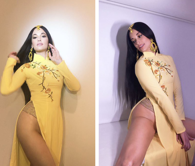 American singer Kacey Musgraves angers Vietnam fans for wearing pants-less ‘ao dai’