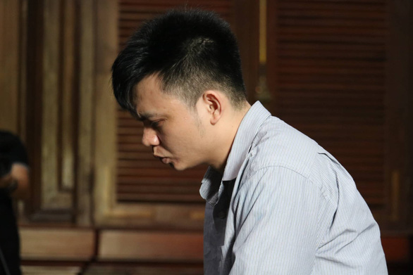 Vu Ngoc Hieu stands trial at a court in Ho Chi Minh City on October 17, 2019. Photo: Ngoc Phuong / Tuoi Tre