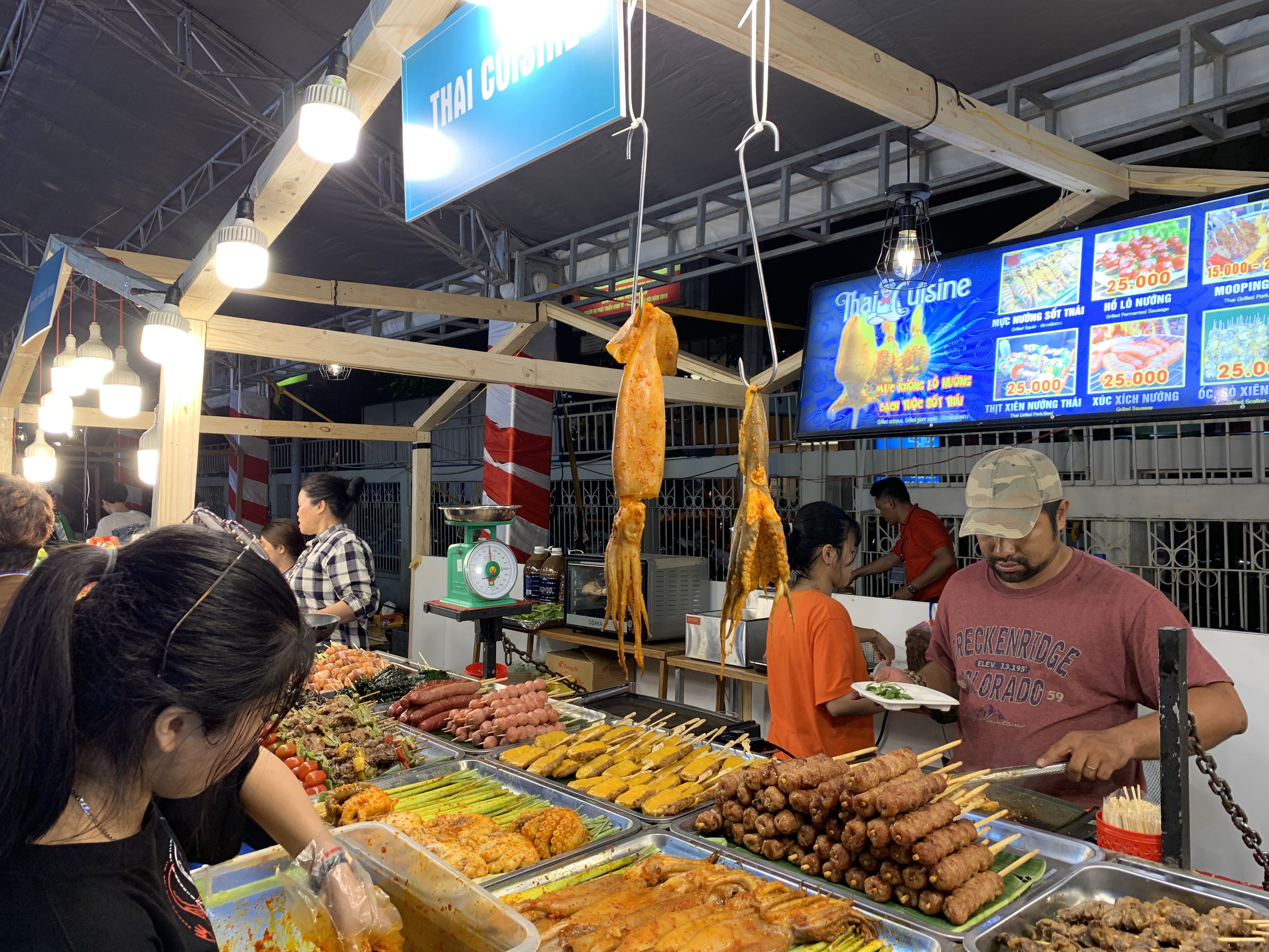 A Thai food stall at the international food festival held at the Youth Cultural House in District 1, Ho Chi Minh City, November 14, 2019. Photo: Bao Anh / Tuoi Tre News