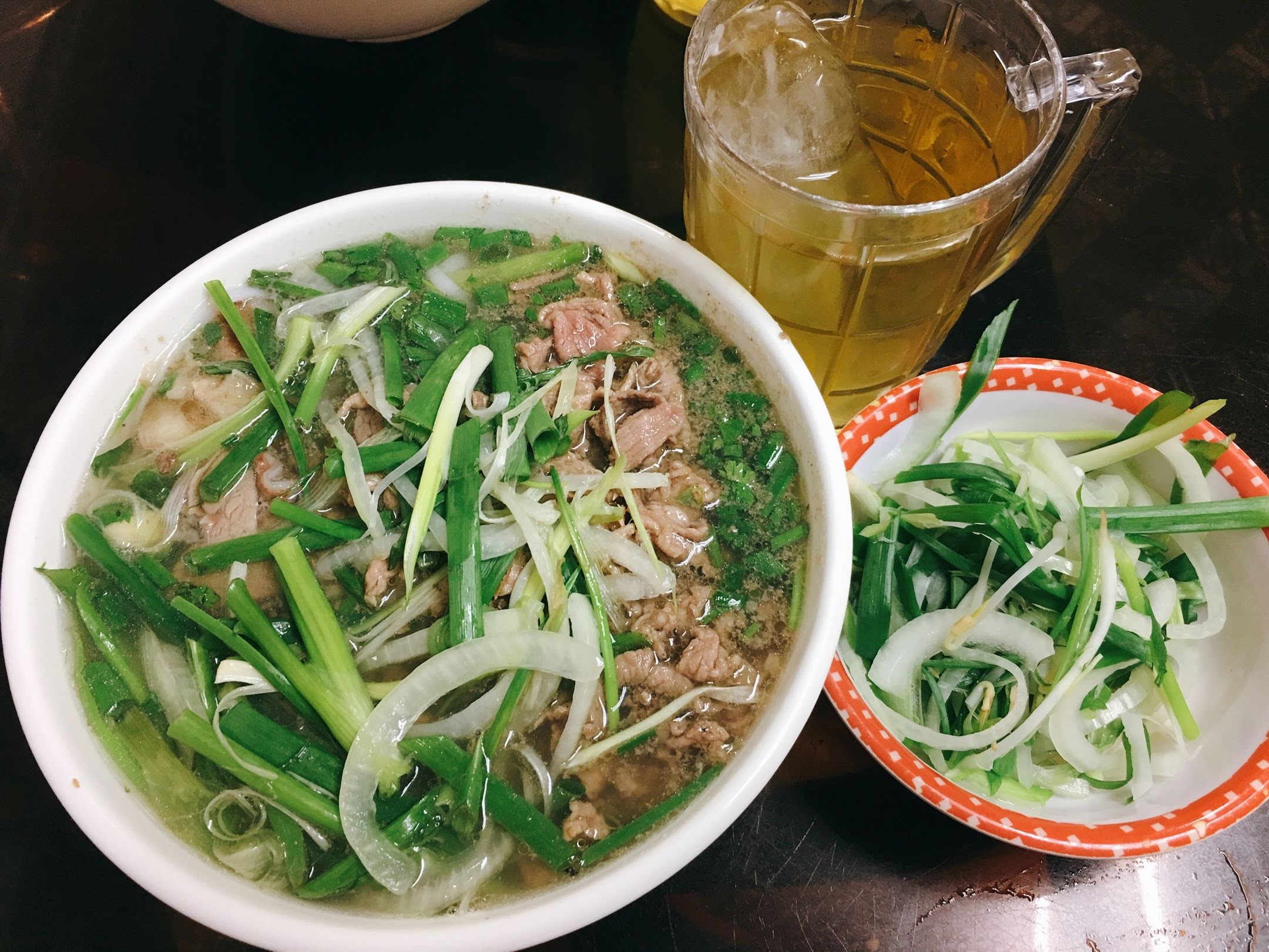 A bowl of beef phở served at a restaurant on Ly Chính Thang Street, Ho Chi Minh City. Photo: Dong Nguyen/Tuoi Tre News