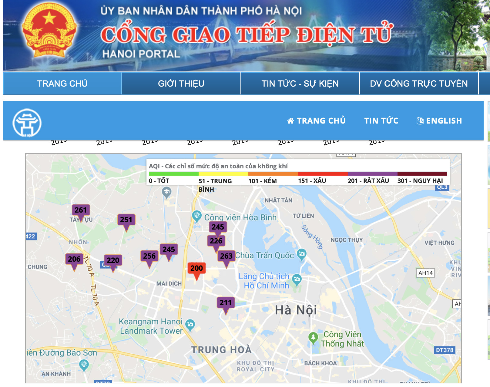 Authorities remain silent amidst terrible air pollution in Hanoi