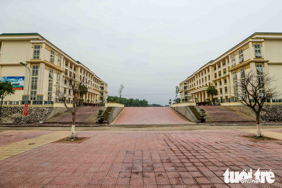 A yard at the military school under the High Command of Capital Hanoi in Son Tay Town, Hanoi, on February 6, 2020. Photo: Nguyen Khanh / Tuoi Tre