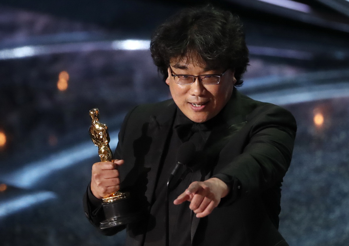 South Korea's 'Parasite' wins Oscar for best international feature film