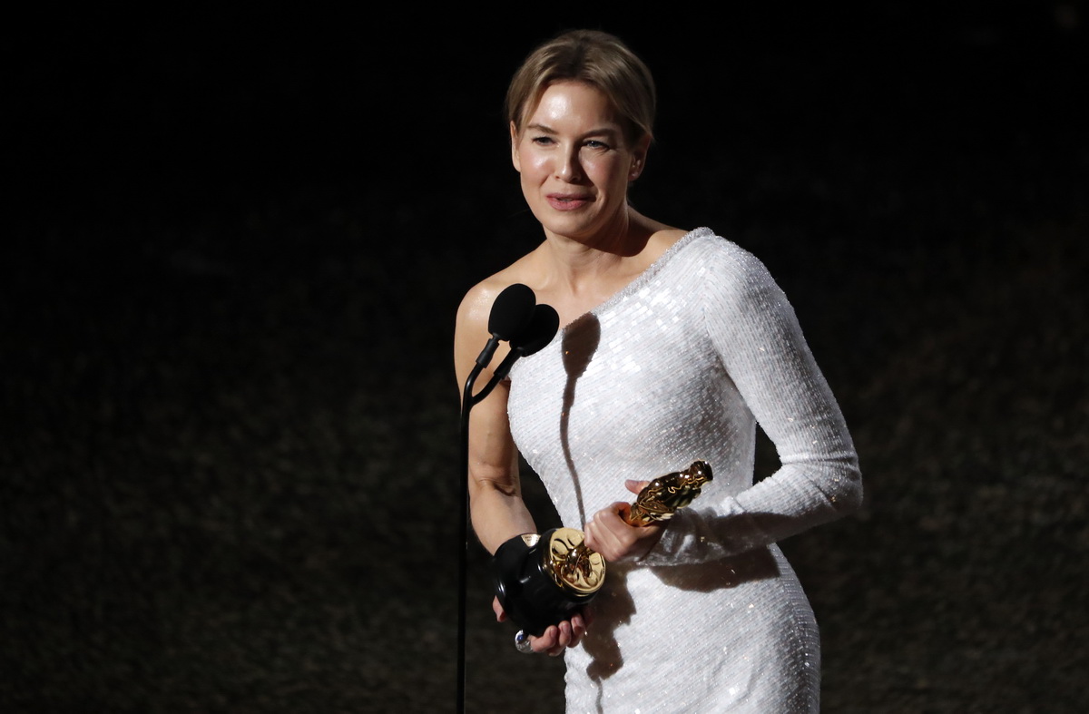 Renee Zellweger wins best actress Oscar for 'Judy'