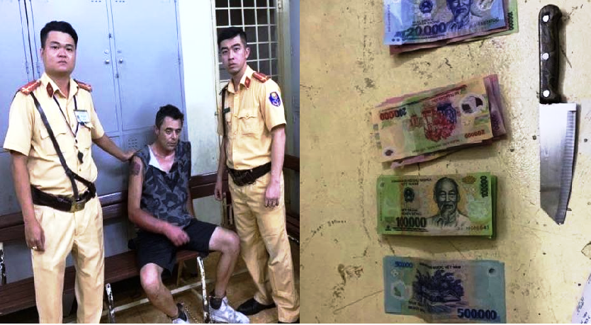 Briton nabbed for robbing convenience store with knife in Ho Chi Minh City