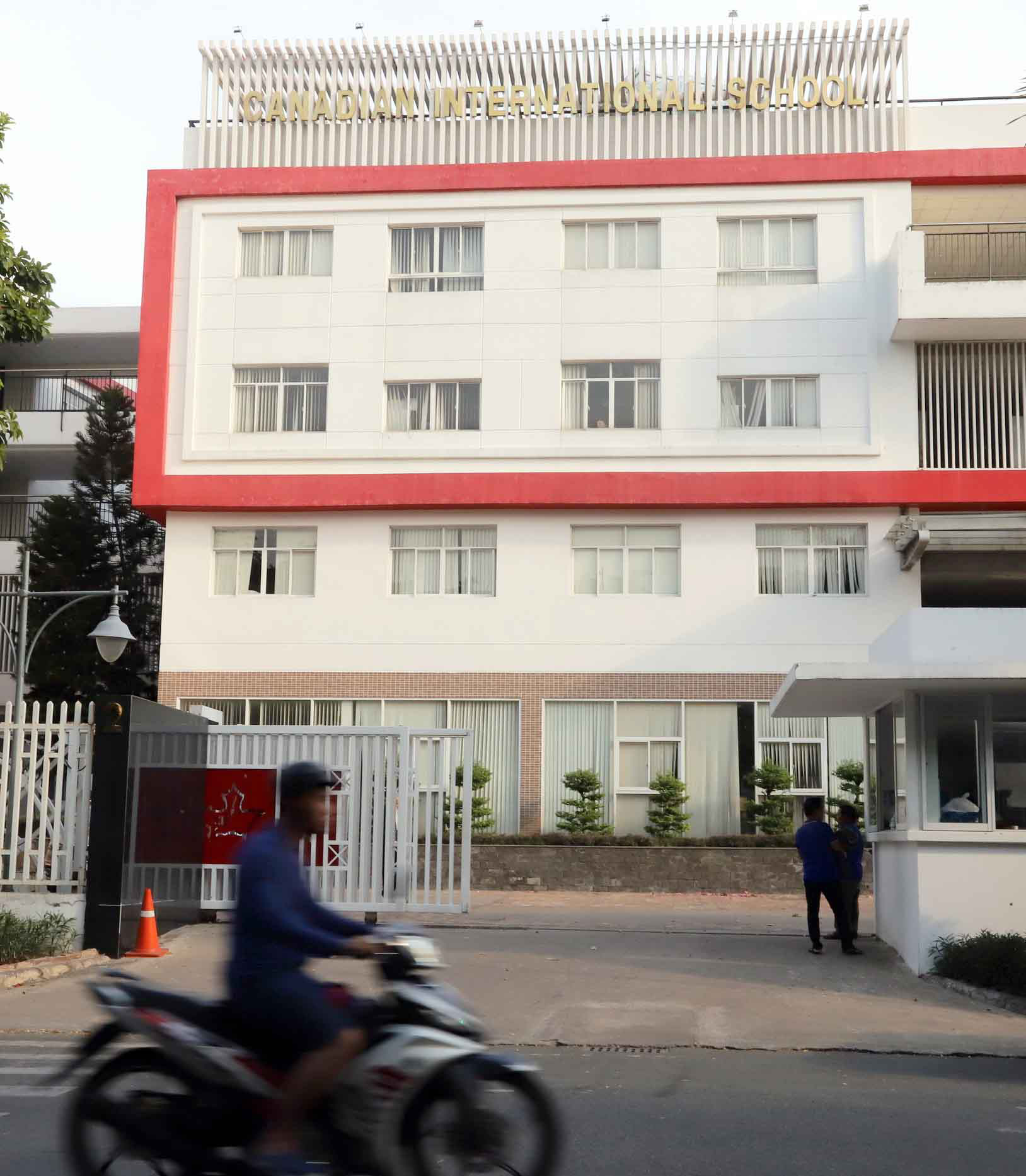The entrance of the Canadian International School in Ho Chi Minh City. Photo: Nhu Hung / Tuoi Tre