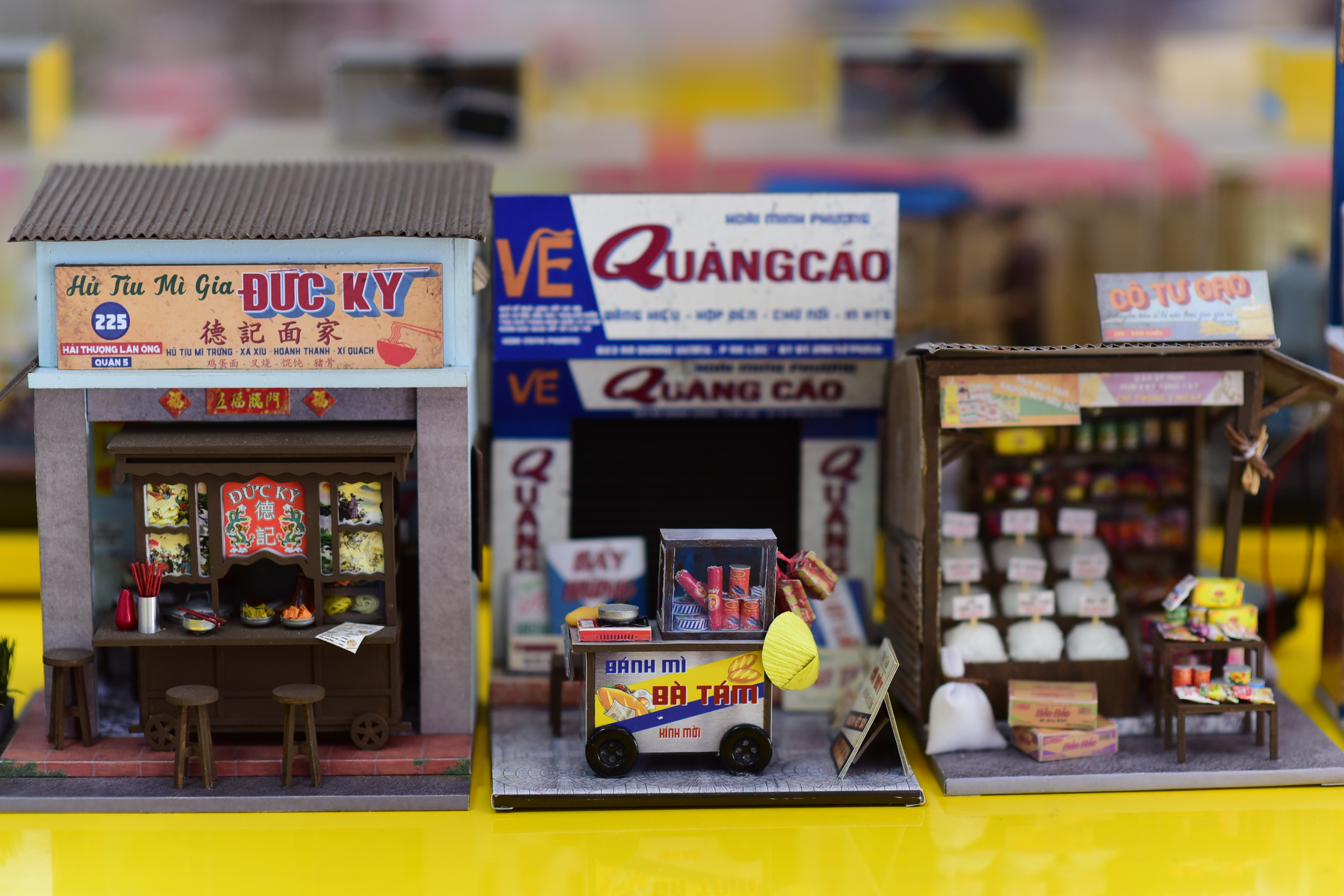Miniatures created by The Gioi Ti Hon. Photo: Quang Dinh/ Tuoi Tre