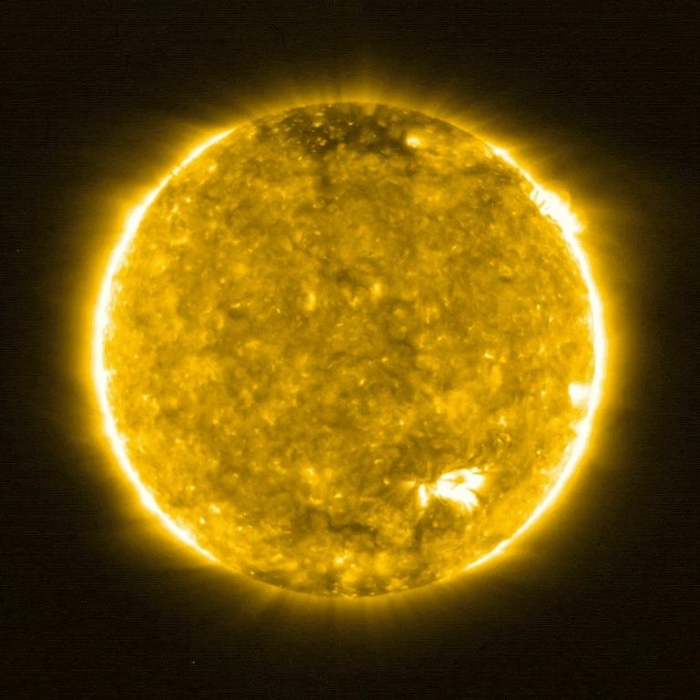The craft is currently orbiting roughly halfway between the Sun and the Earth. Photo: AFP