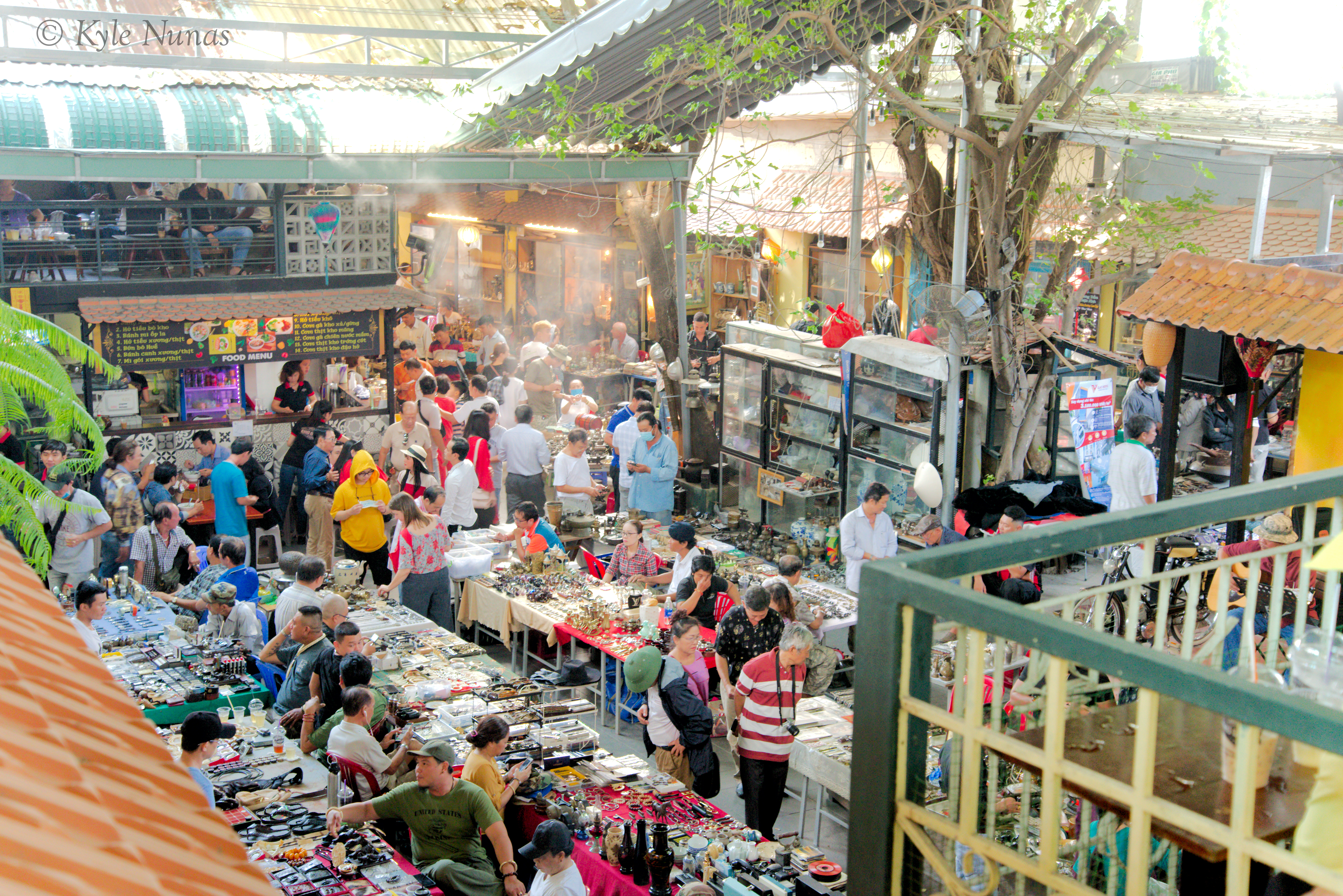 An antique market Nunas considered as one of the 'fantastic hidden worlds' in Ho Chi Minh City he discovered after three year living in the city. Photo: Kyle Nunas
