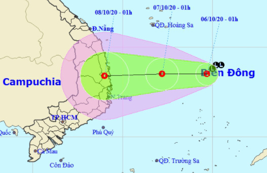 Tropical depression to develop in East Vietnam Sea