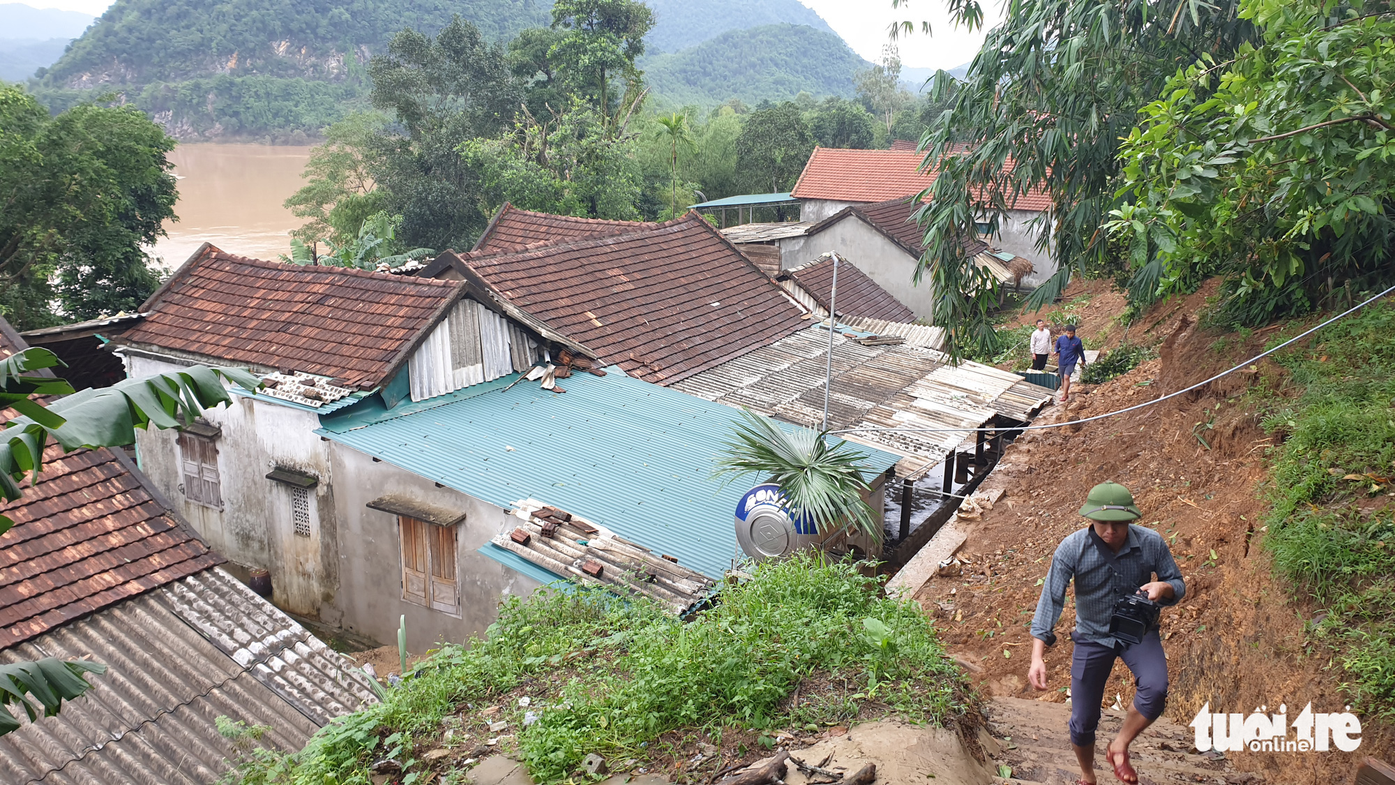 Housed are located at the foot of Keo Mountain in Quang Binh Province, Vietnam. Photo: Tuoi Tre