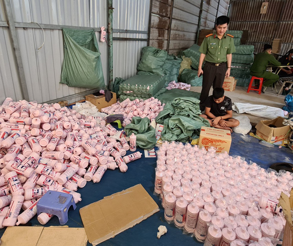 Police in Vietnam bust counterfeit bleach production facility